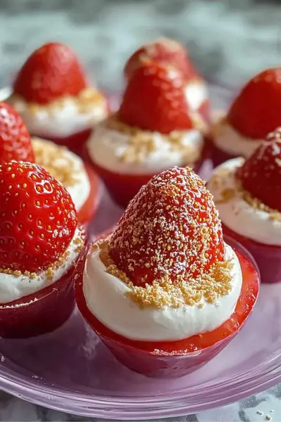 Cheesecake Deviled Strawberries