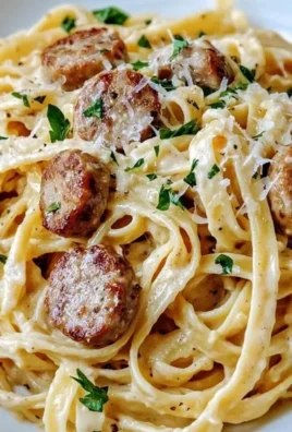 White Pasta With Sausage
