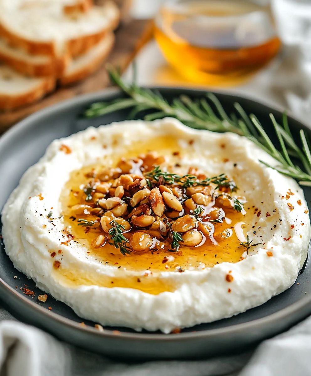 Ricotta Dip with Hot Honey