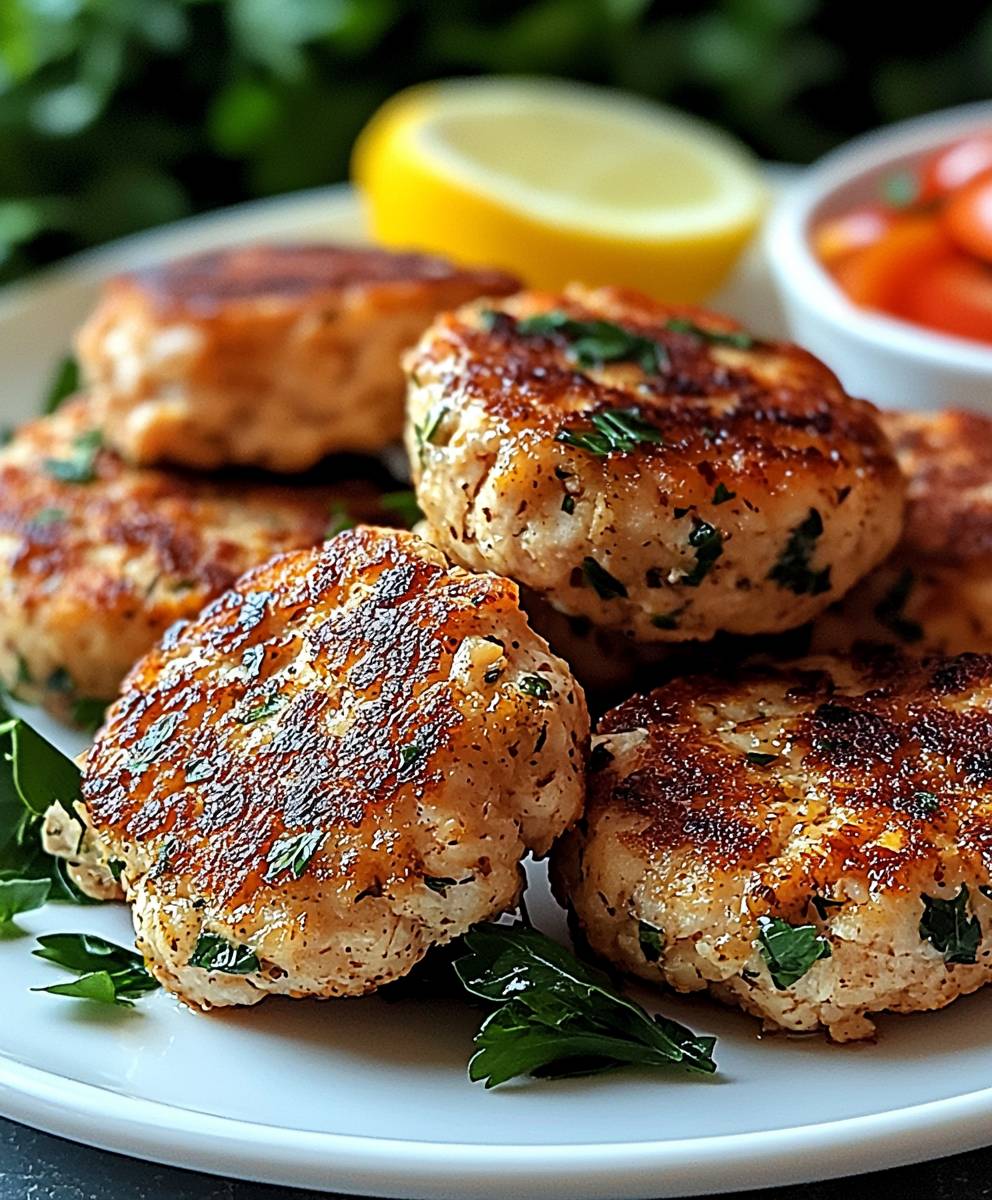 Mediterranean Chicken Patties