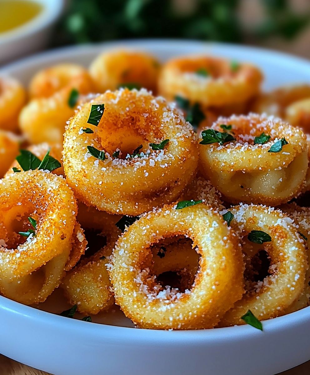 Crispy Parmesan Fried Tortellini