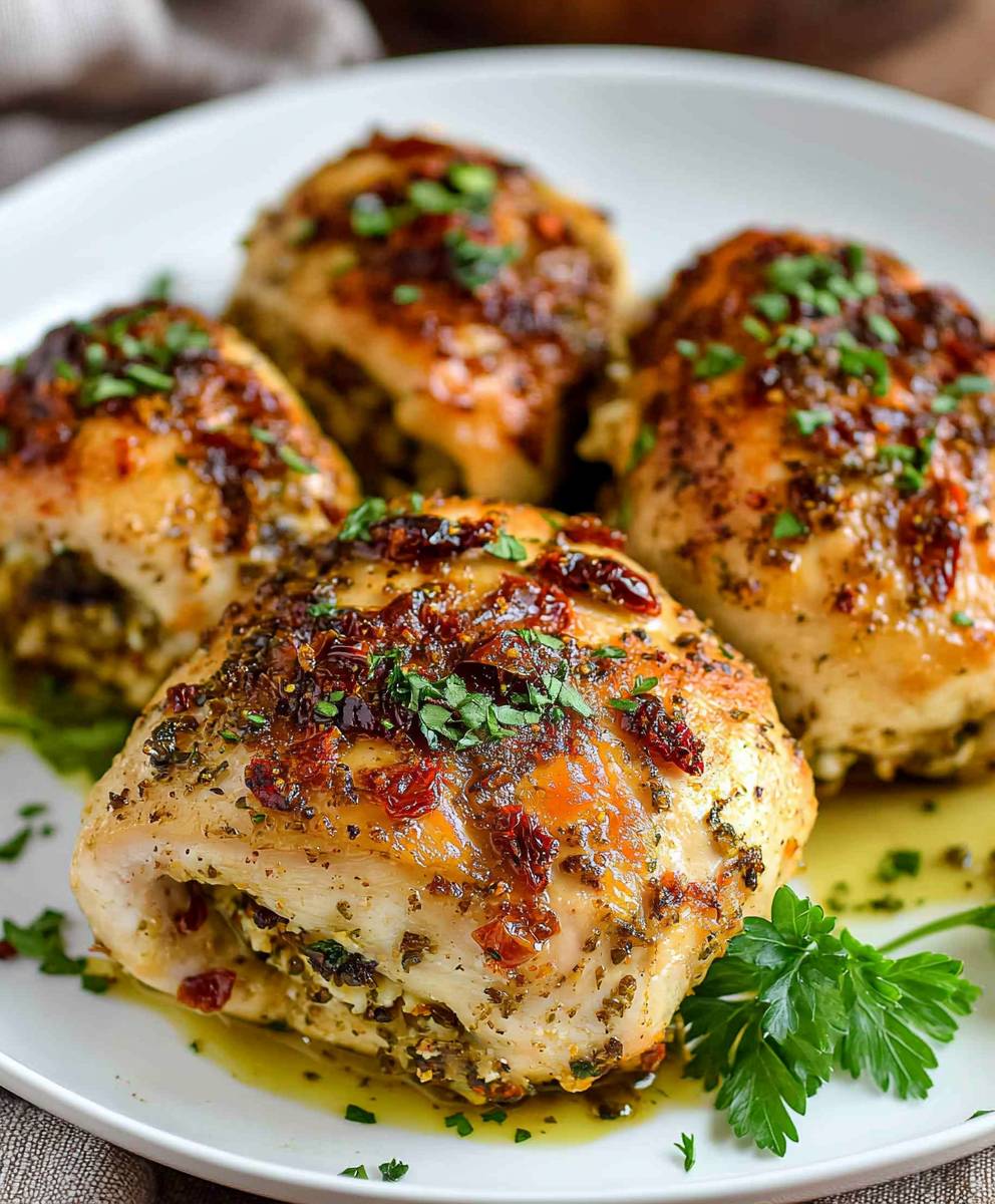 Sun Dried Tomato Feta Chicken