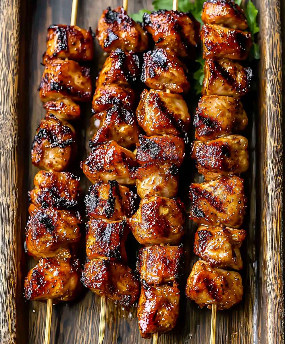 Grilled Thai Chicken Skewers