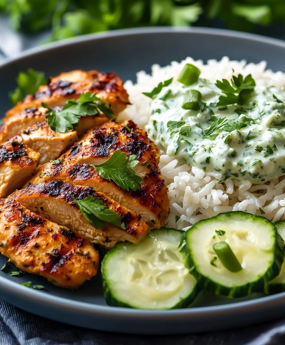 Dump-and-Bake Chicken Tzatziki