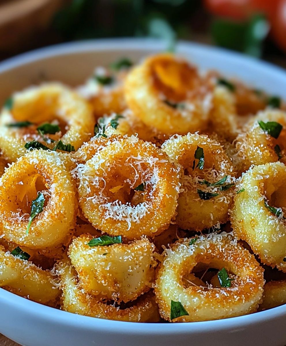 Crispy Parmesan Fried Tortellini