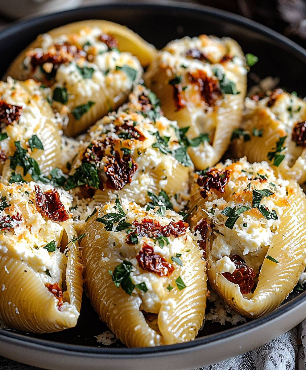 Creamy Ricotta Stuffed Shells