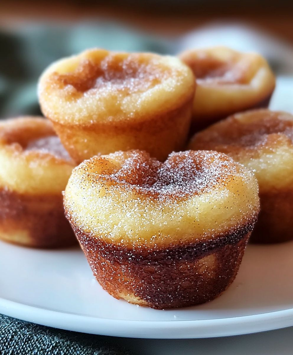 Cinnamon Sugar French Toast Muffins