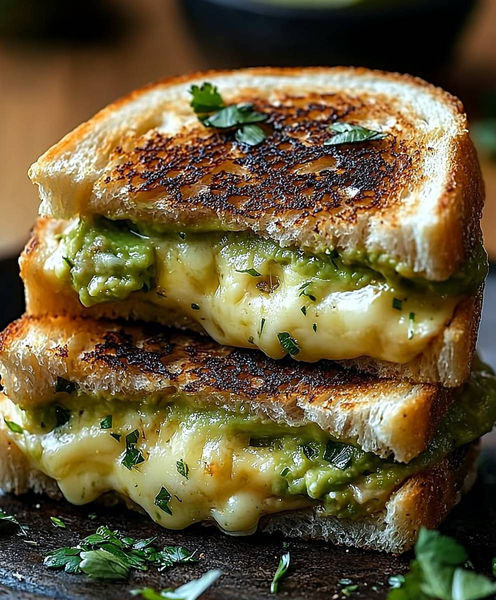 Creamy Avocado Grilled Cheese