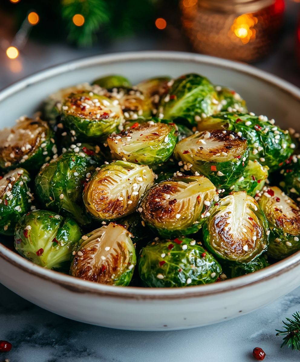 Sweet Chili Brussels Sprouts