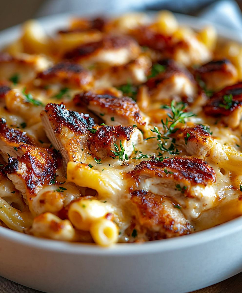 BBQ Chicken Mac and Cheese