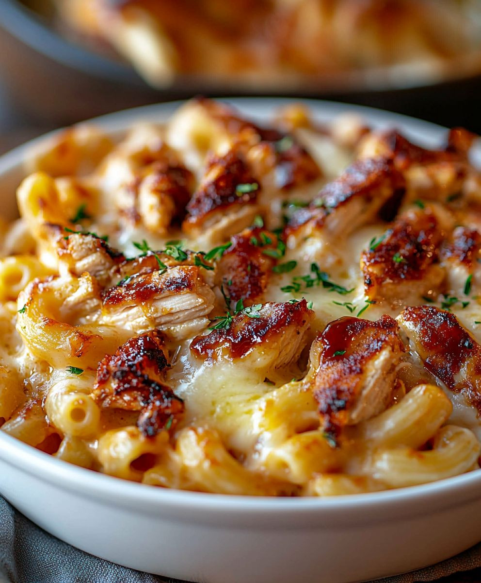 BBQ Chicken Mac and Cheese