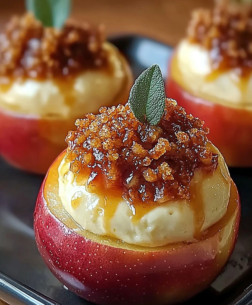 Cheesecake Stuffed Apples