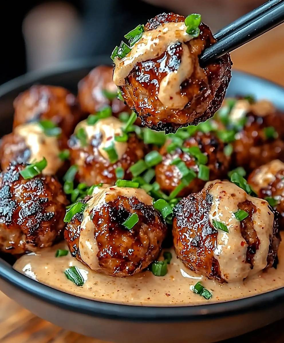 Korean BBQ Meatballs