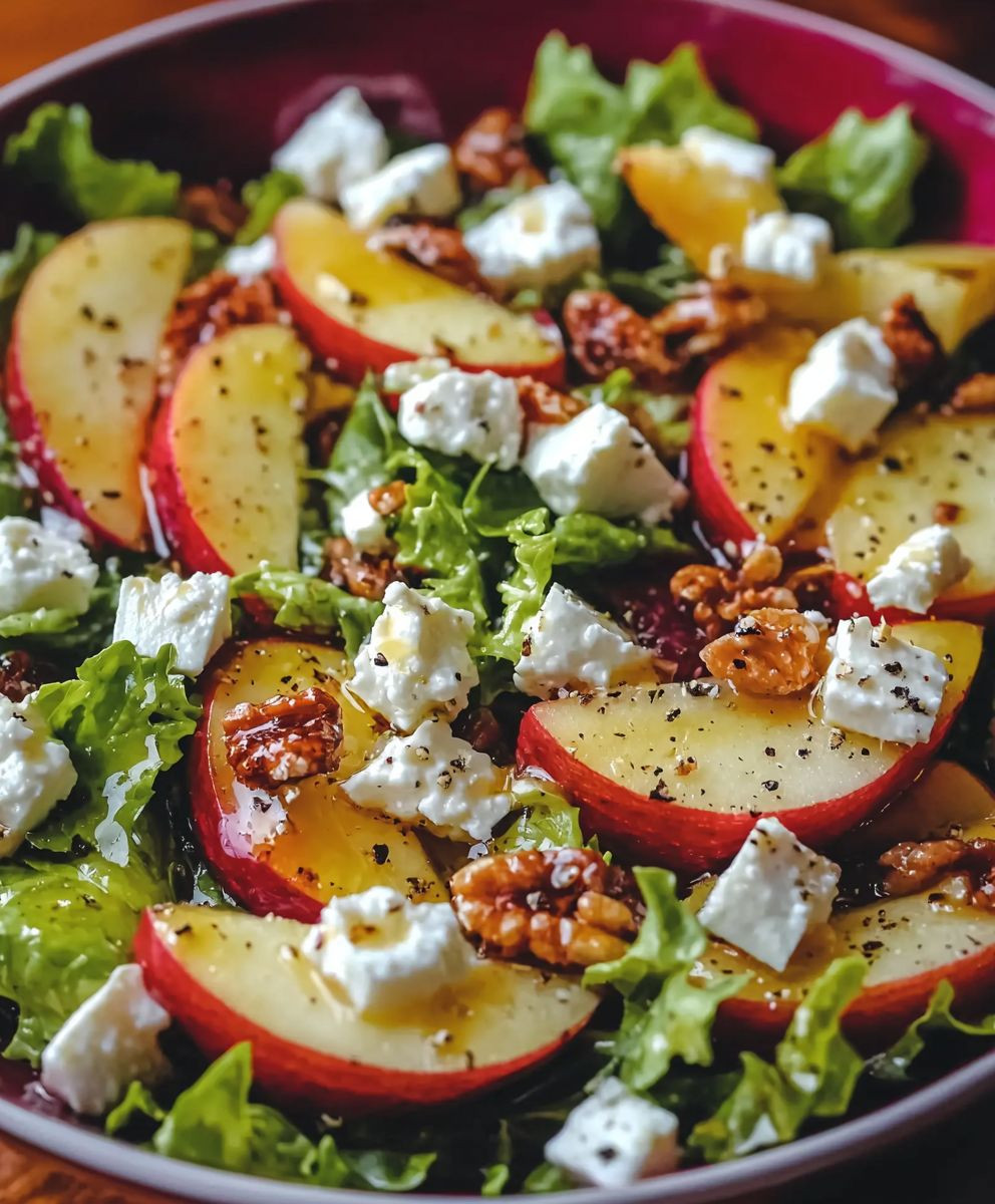 Honeycrisp Apple Feta Salad