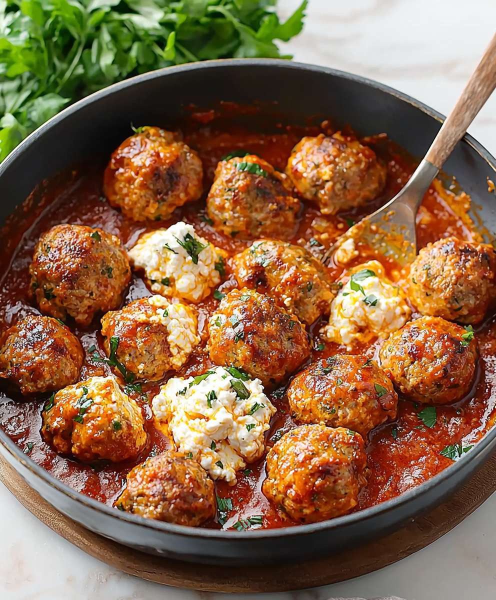 Ricotta Meatballs Dinner