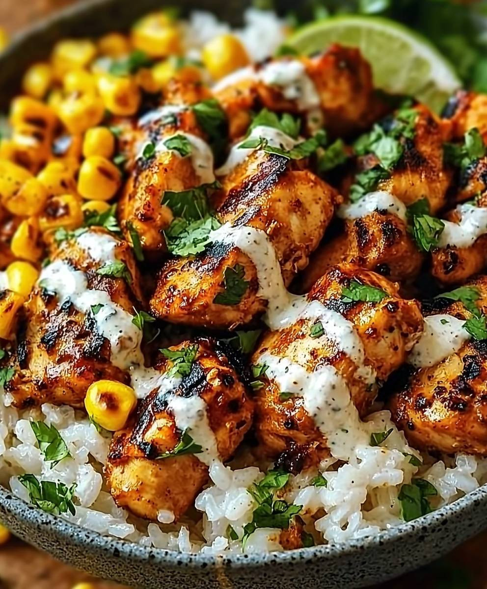 Savory Chicken Rice Bowl