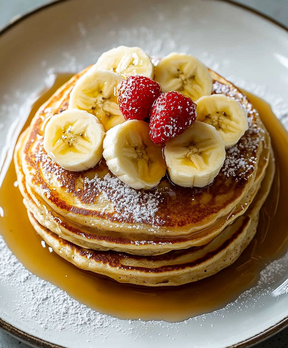 Brown Sugar Banana Pancakes