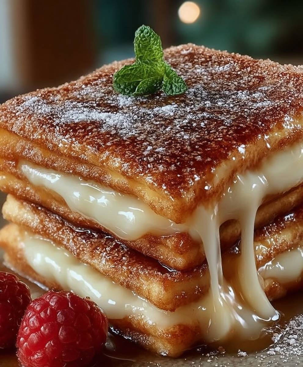 Churro Stuffed French Toast