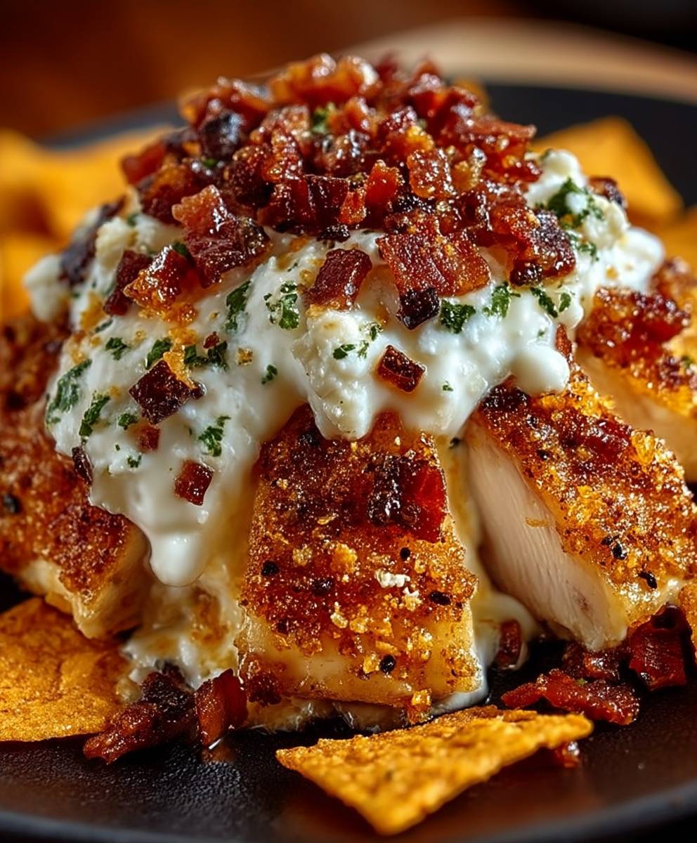 Doritos stuffed chicken