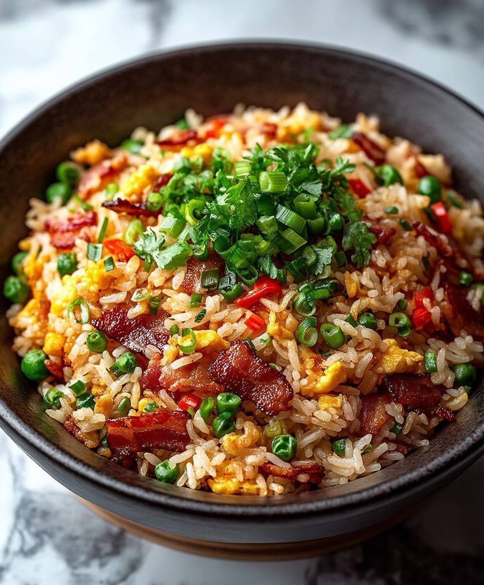 Bacon fried rice
