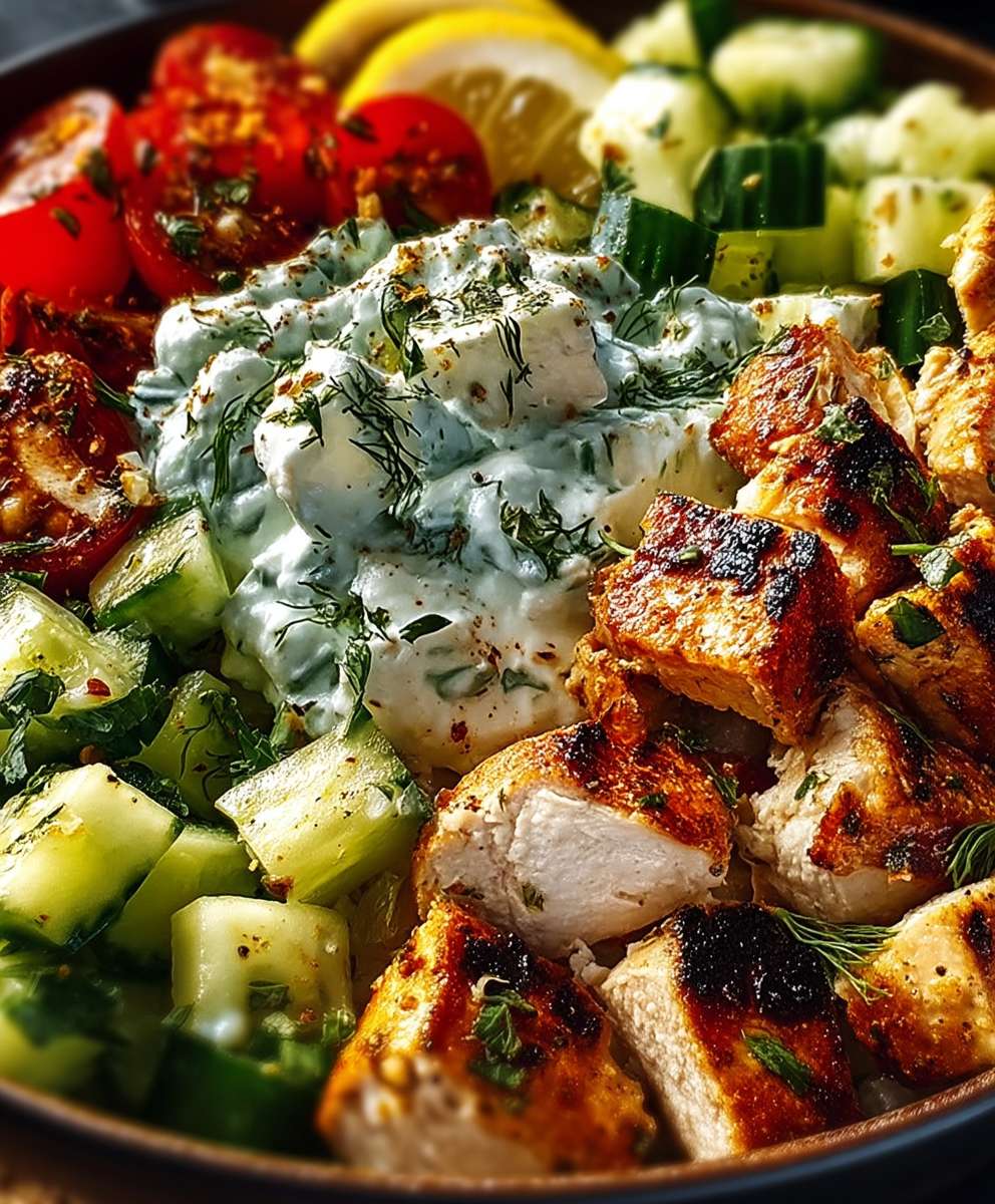 Chicken Tzatziki Bowls