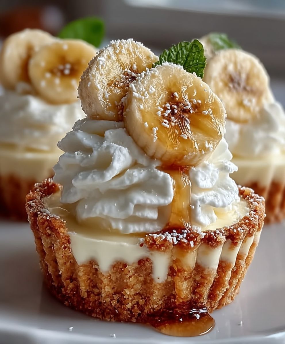 Mini Banana Cream Pies