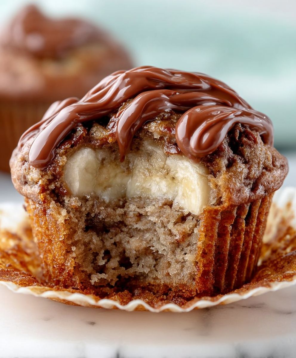 Nutella Banana Muffins