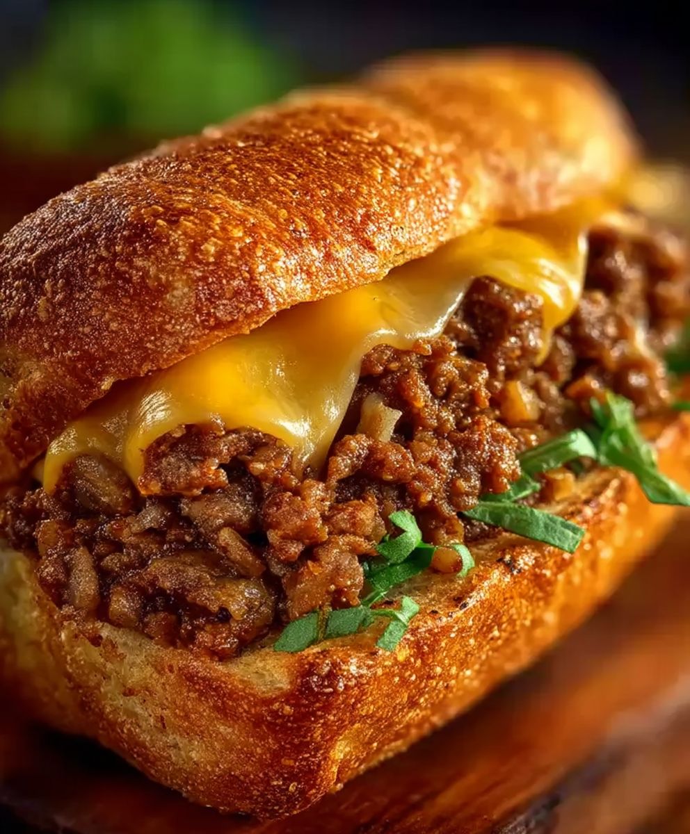 Philly Cheesesteak Sloppy Joes