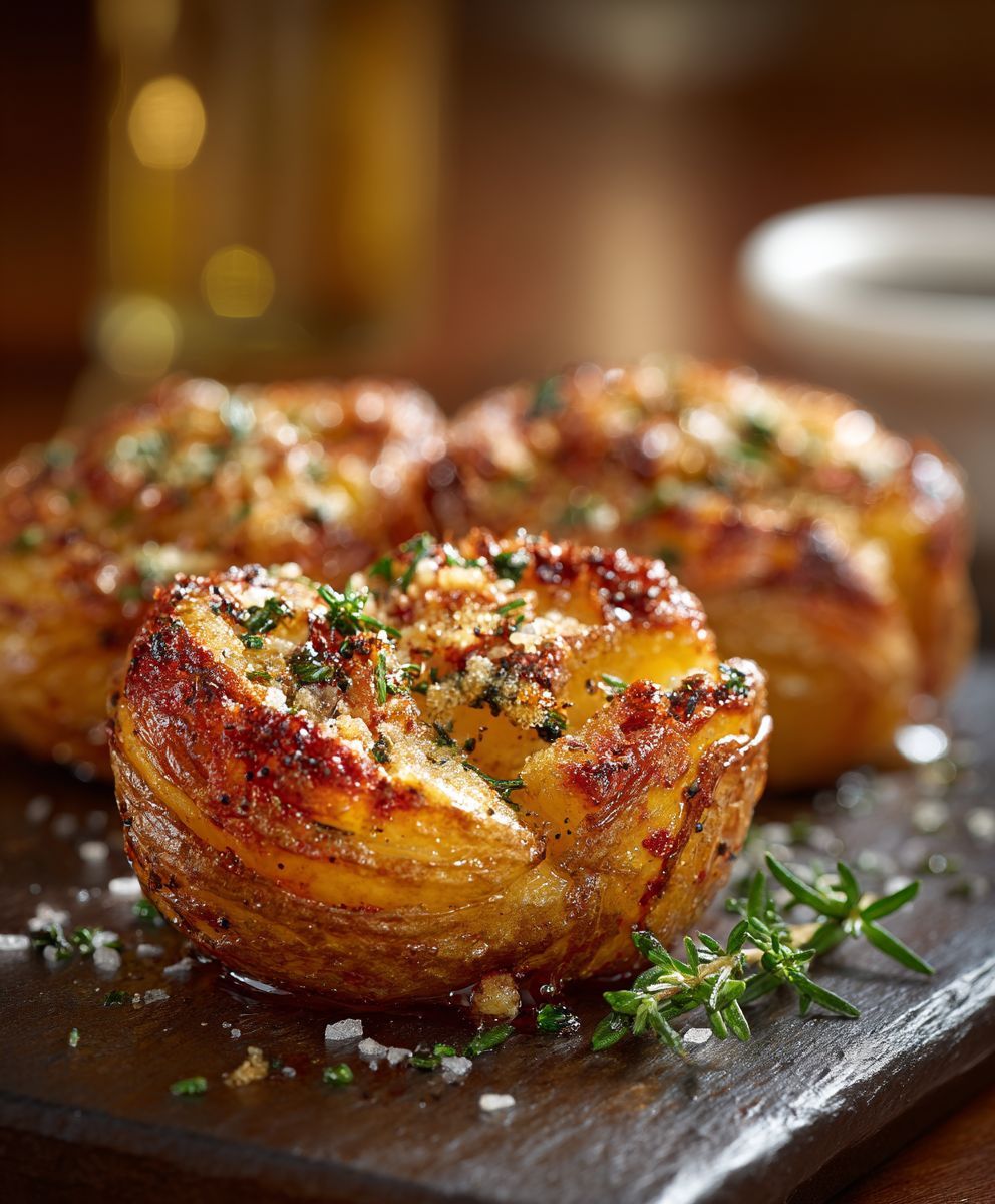 Garlic Parmesan Potato Wedges