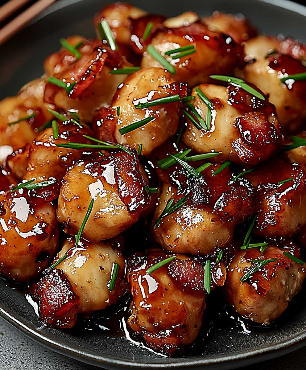 Maple Glazed Bacon Chicken