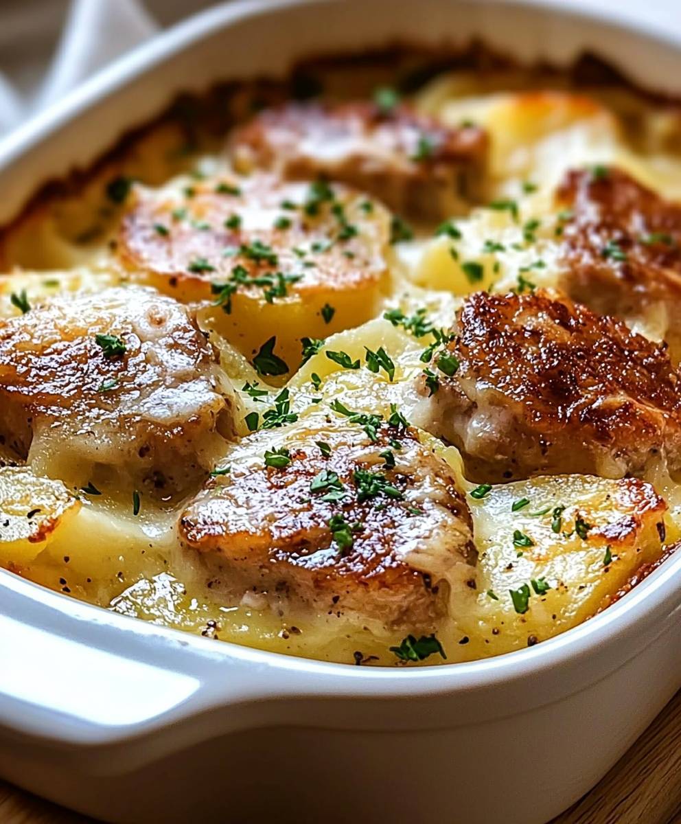 Smothered Pork Chop Casserole