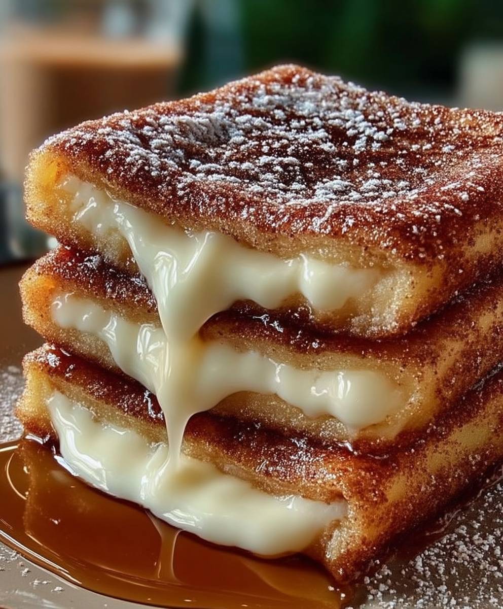 Churro Stuffed French Toast