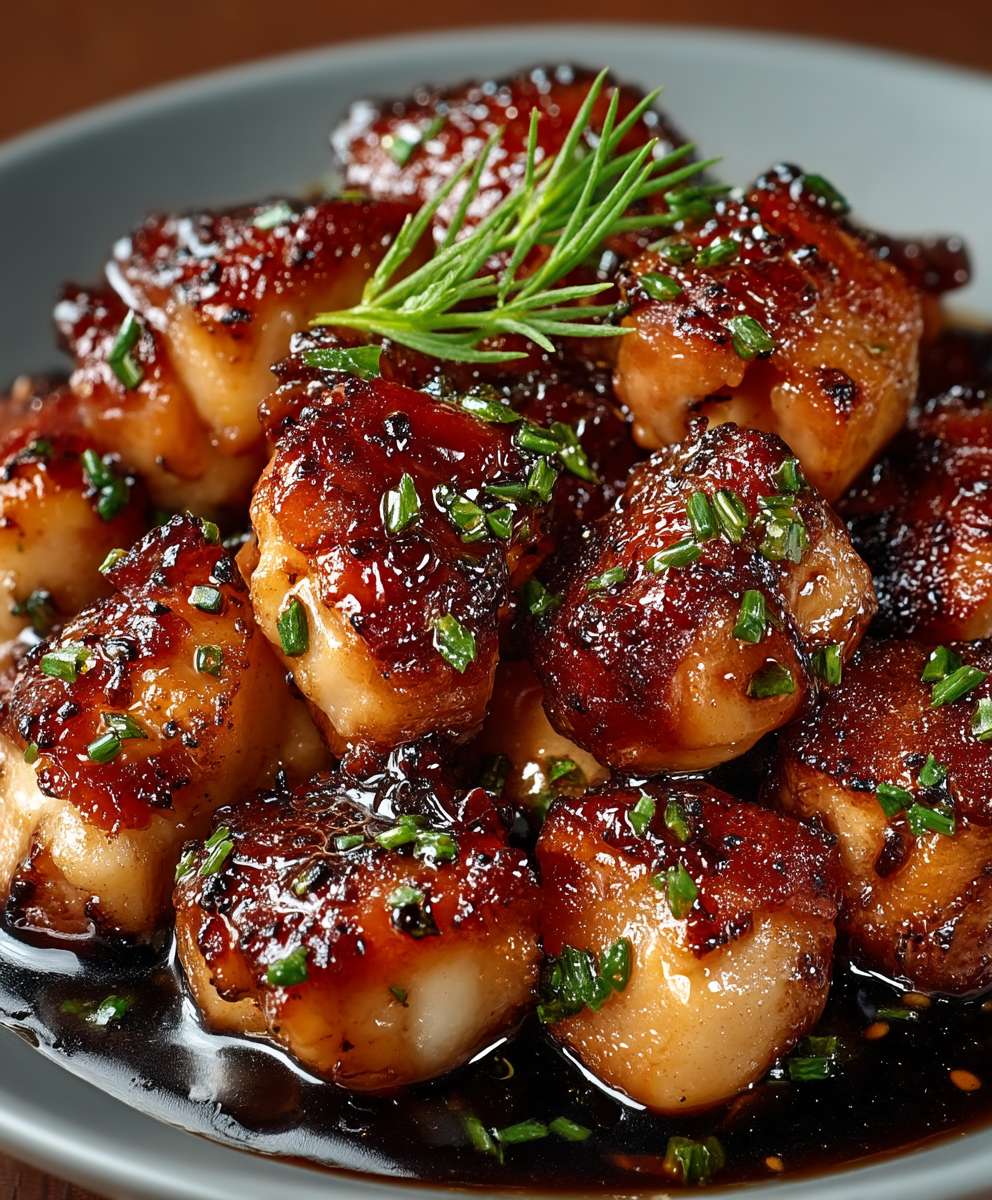 Maple Glazed Bacon Chicken