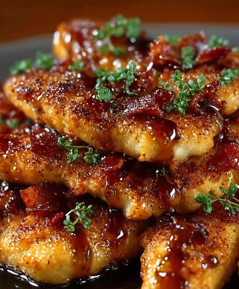Bacon brown sugar chicken