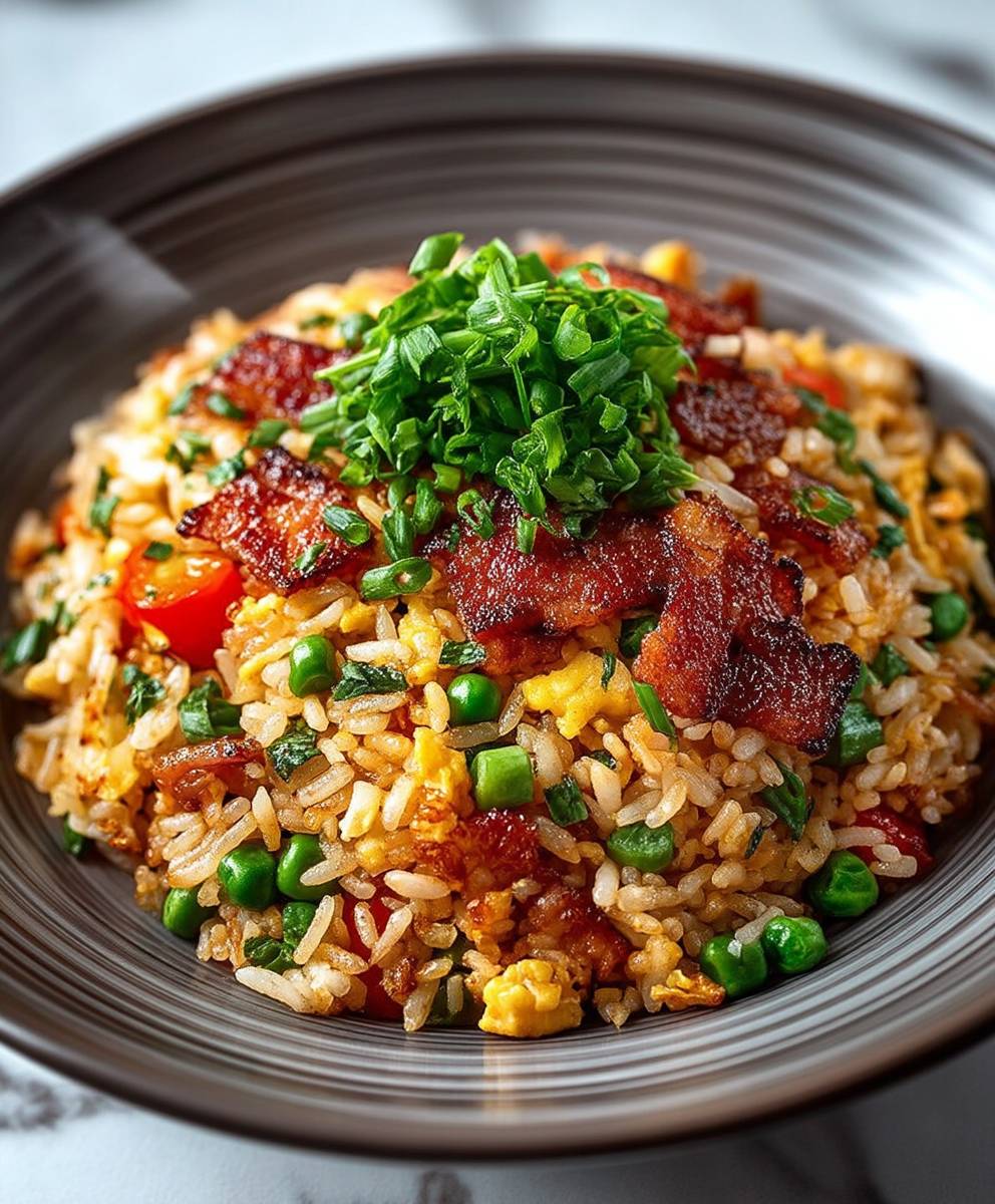 Bacon fried rice
