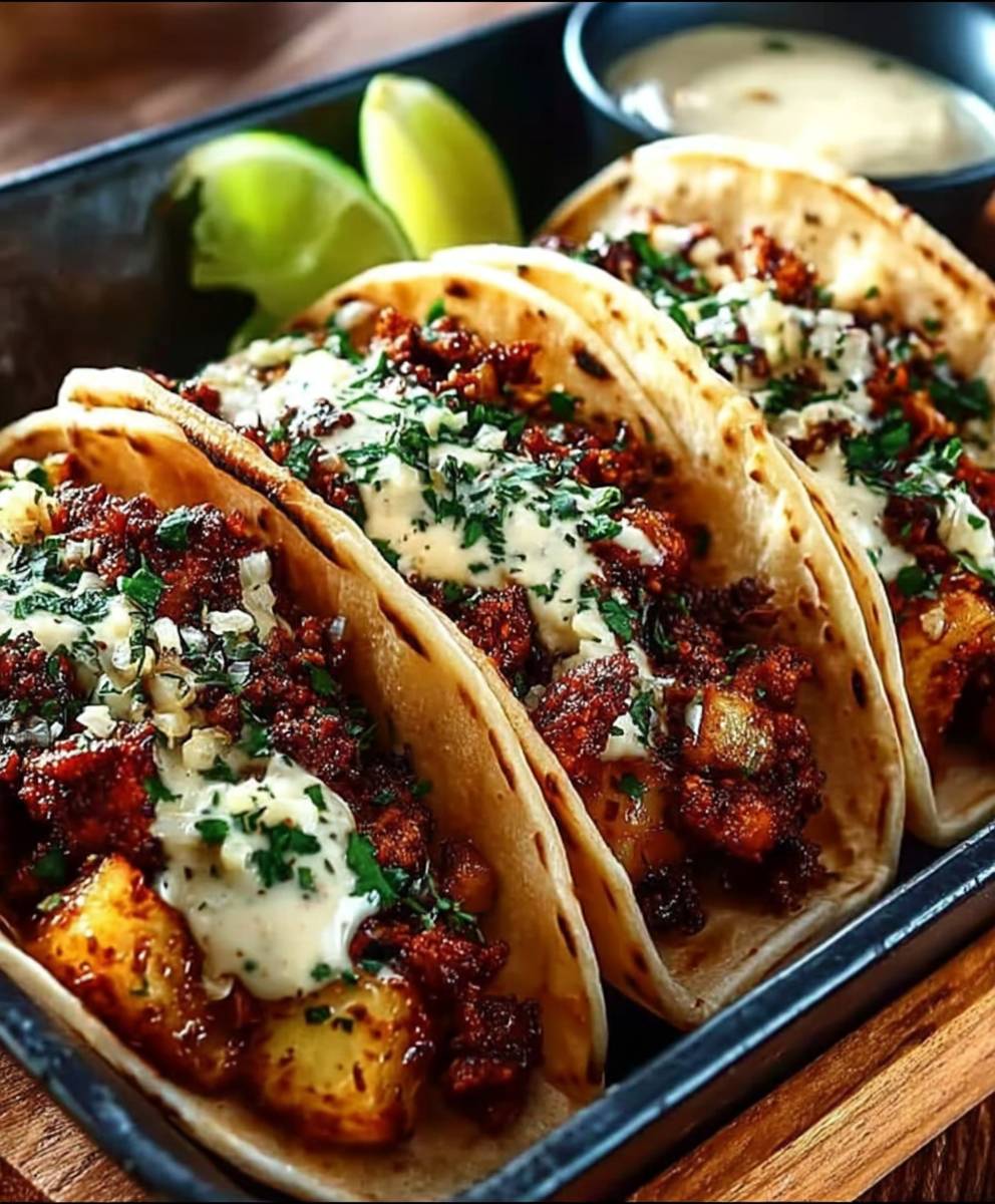 Honey BBQ Chicken Tacos