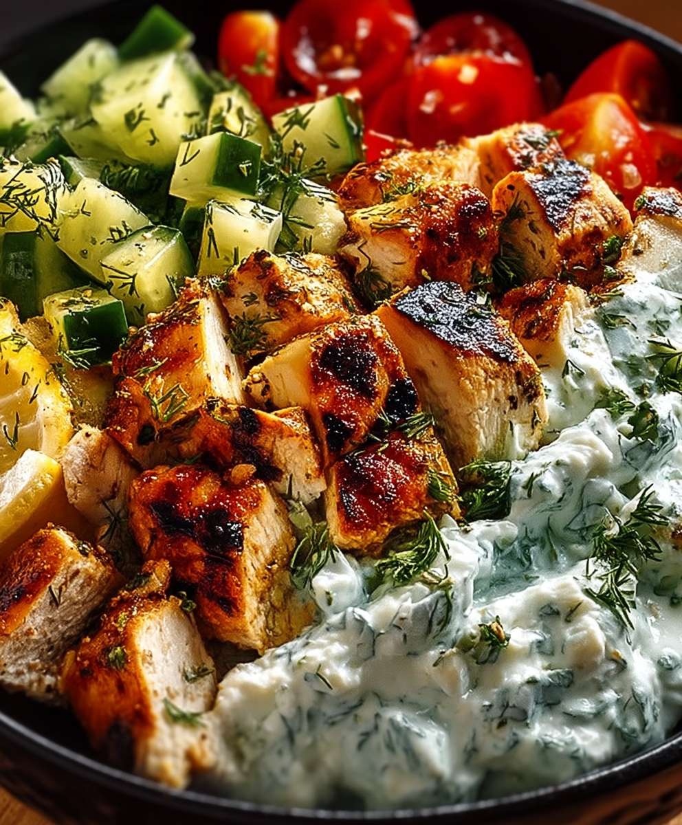 Chicken Tzatziki Bowls