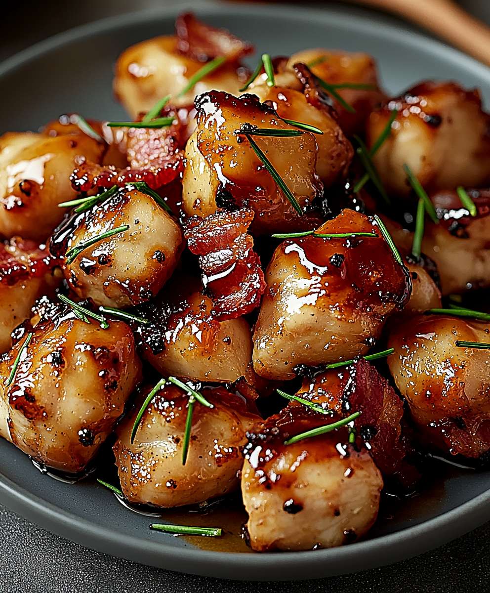 Maple Glazed Bacon Chicken
