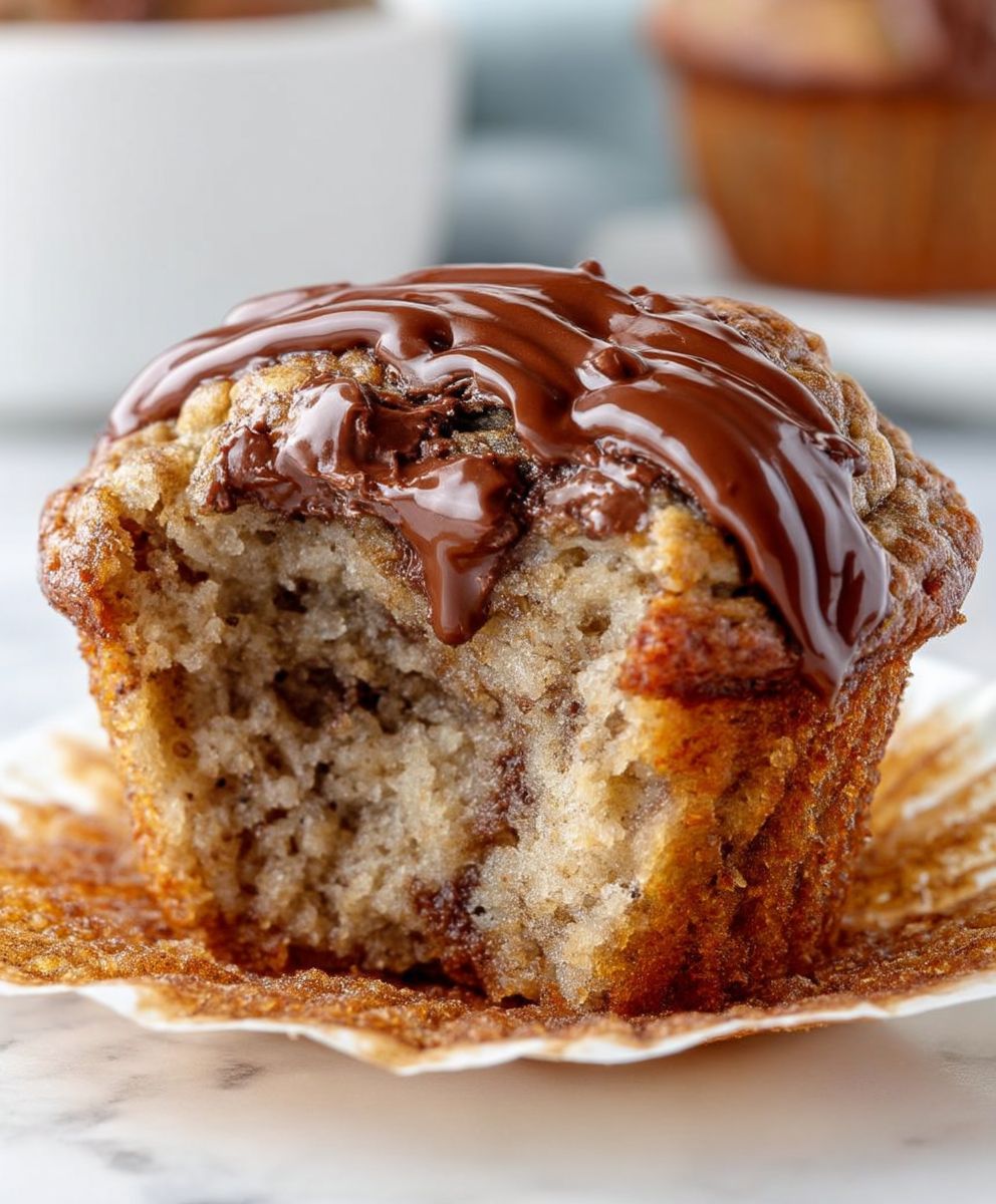 Nutella Banana Muffins