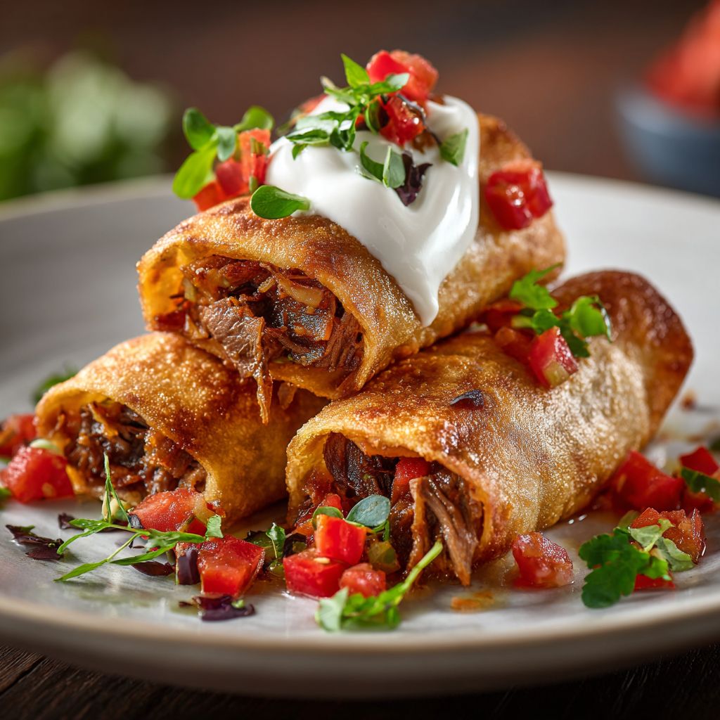 Cheese Steak Chimichangas