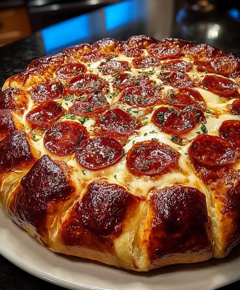 Stuffed Crust Pepperoni Pizza
