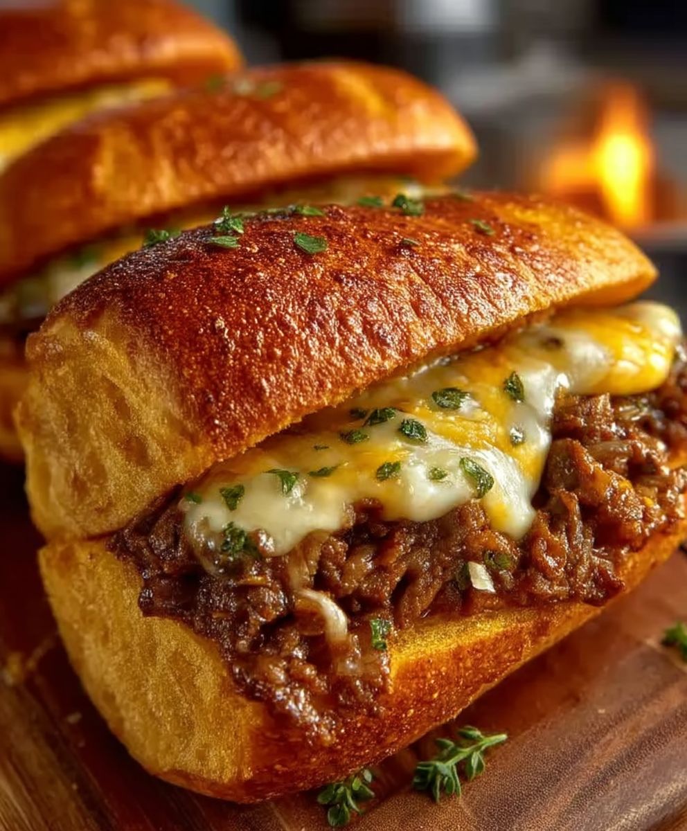 Philly Cheesesteak Sloppy Joes