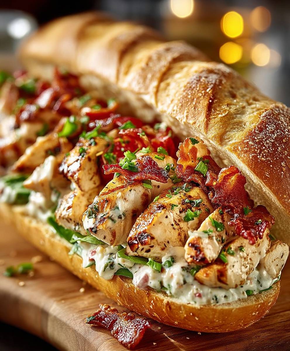 Chicken Bacon Ranch Sub