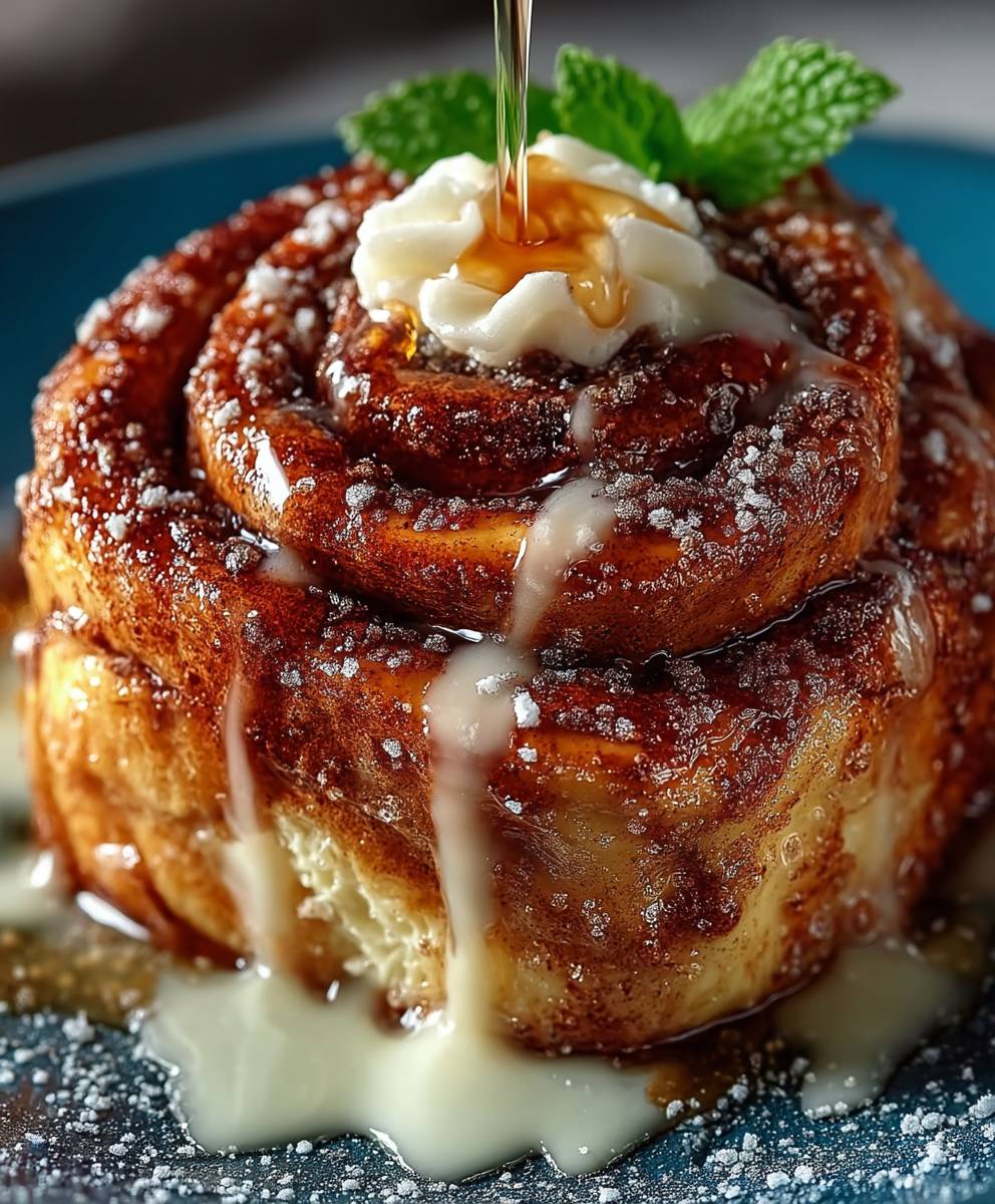 Cinnamon roll french toast