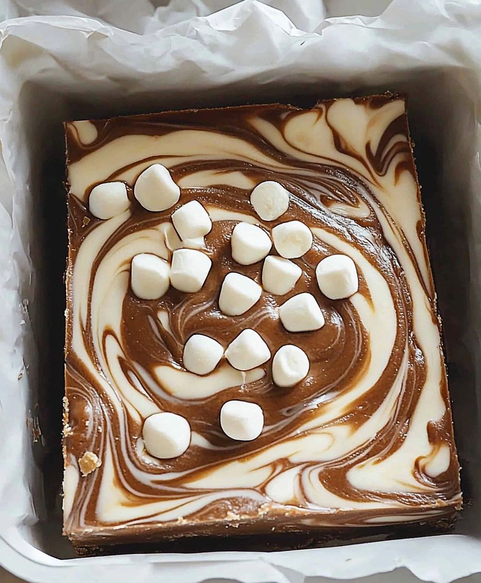 Marshmallow Swirl Fudge