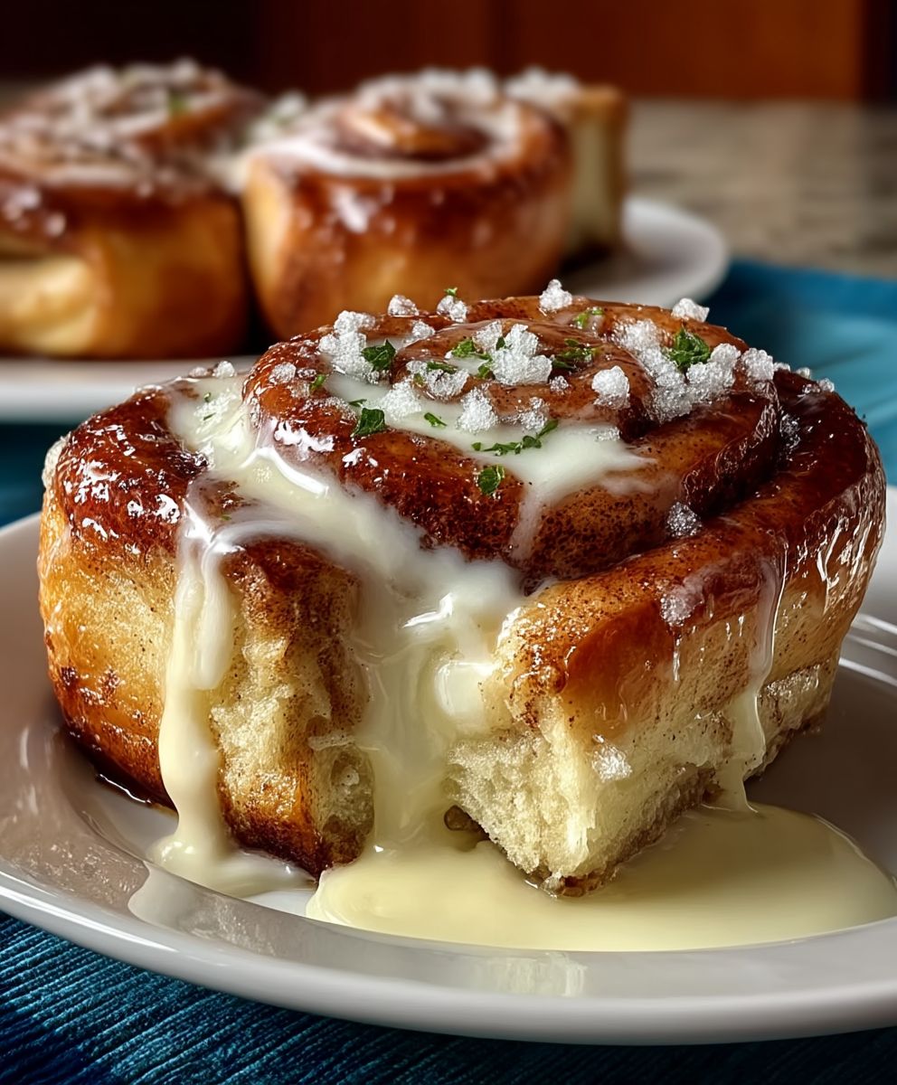 Hawaiian Cream Cheese Cinnamon Rolls