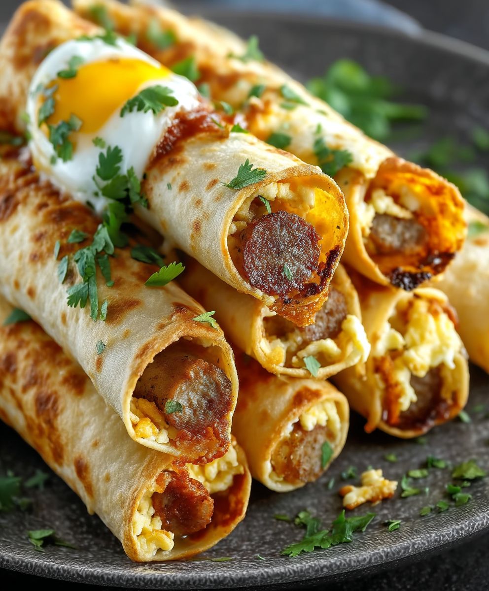 Breakfast taquitos