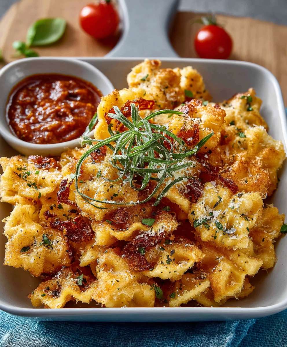 Air Fryer Pasta Chips