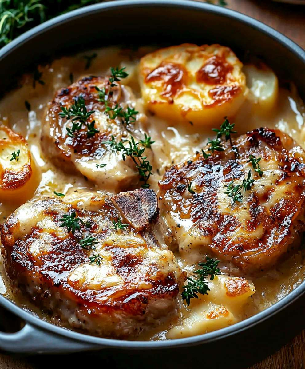 Smothered Pork Chops Casserole