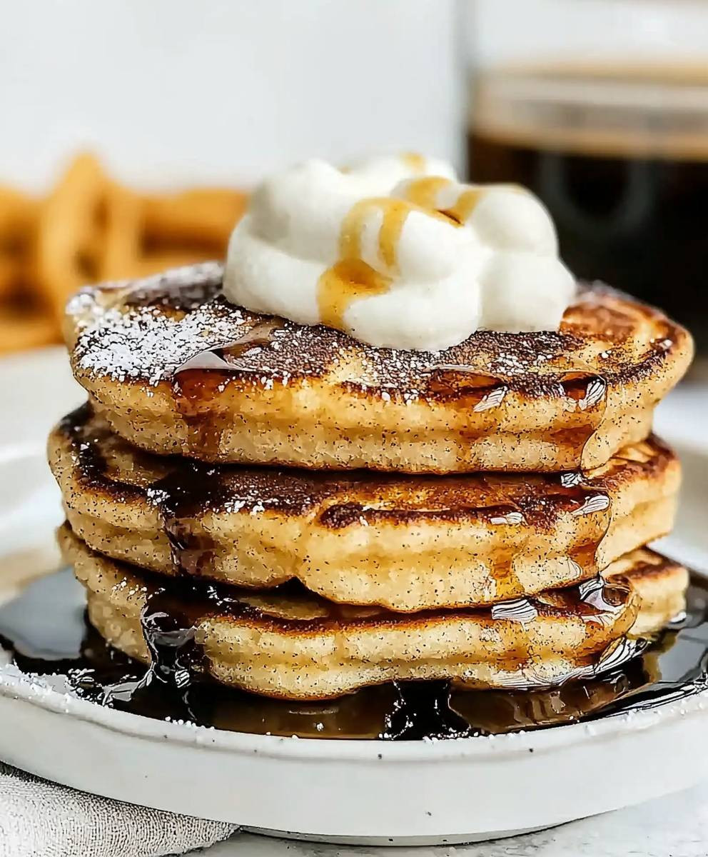 Churro Pancakes Delight